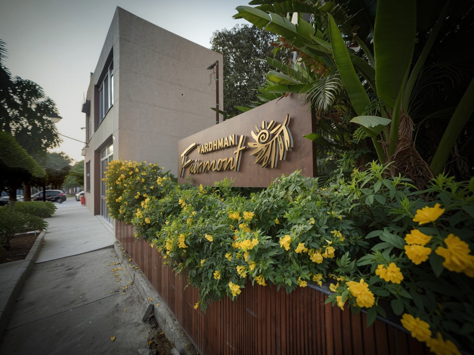 Vardhman Fairmont 5 BHK luxury triplex elevation